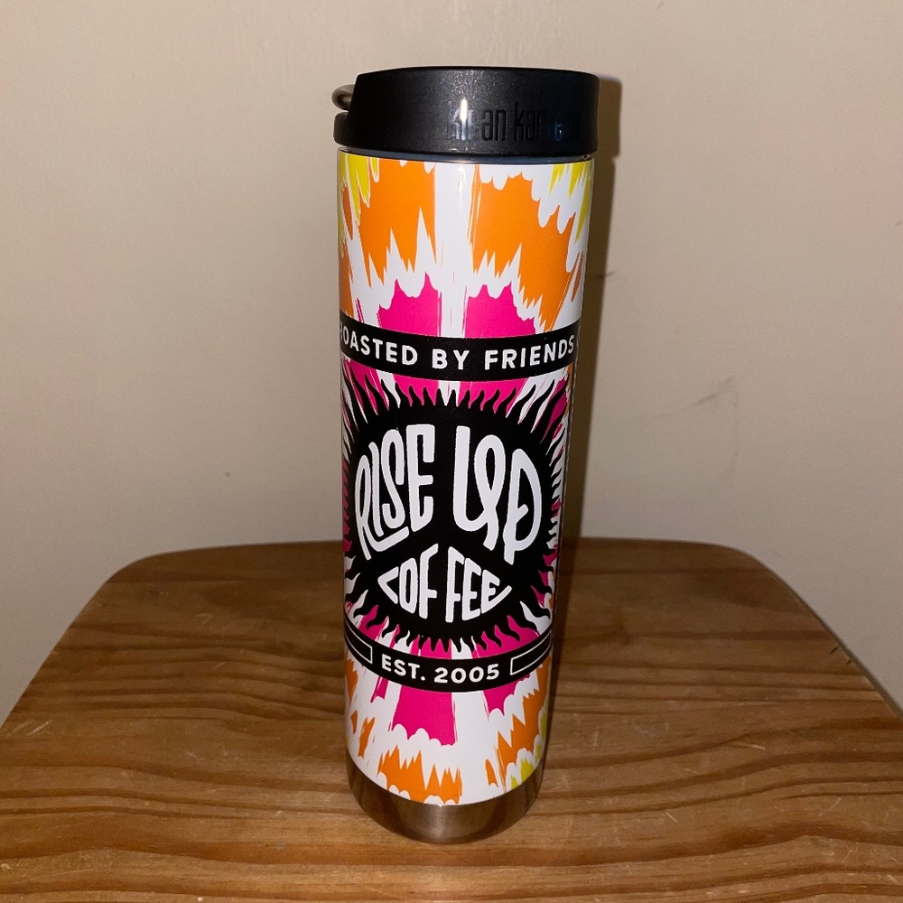 NWT Limited Edition Klean Kanteen Rise Up Coffee Tie Dye Tumbler (Sold Out)